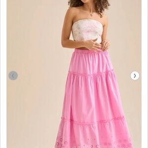 Altar’d State Pink Maxi Skirt